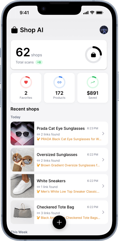 Shop AI app screenshot